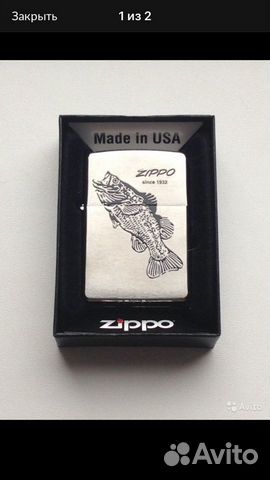 Зажигалка Zippo Black Bass Зажигалка Zippo Black Bass