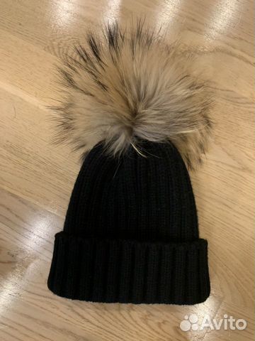 Шапка с натуральным мехом