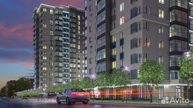 3-к квартира, 75.4 м², 13/17 эт.