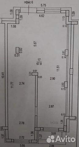 Помещение свободного назначения, 67.8 м² Помещение свободного назначения, 67.8 м²