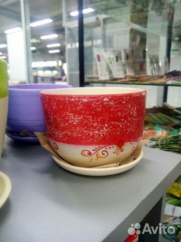 Горшки цветочные керамика