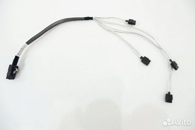 Кабель с minisas на 4x SATA Amphenol G30800-001 Кабель с minisas на 4x SATA Amphenol G30800-001