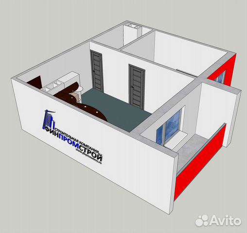 2-к квартира, 40.8 м², 10/10 эт.