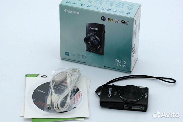 Сверхтонкая камера Canon ixus 255 чёрная 1080p Сверхтонкая камера Canon ixus 255 чёрная 1080p