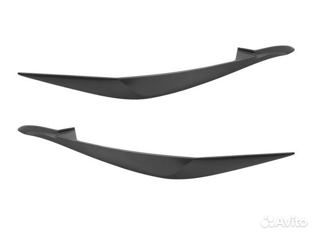 Накладки реснички на передние фары LED BMW X6 E71 Накладки реснички на передние фары LED BMW X6 E71