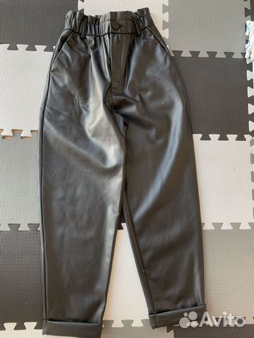 Брюки кожаные Zara Брюки кожаные Zara