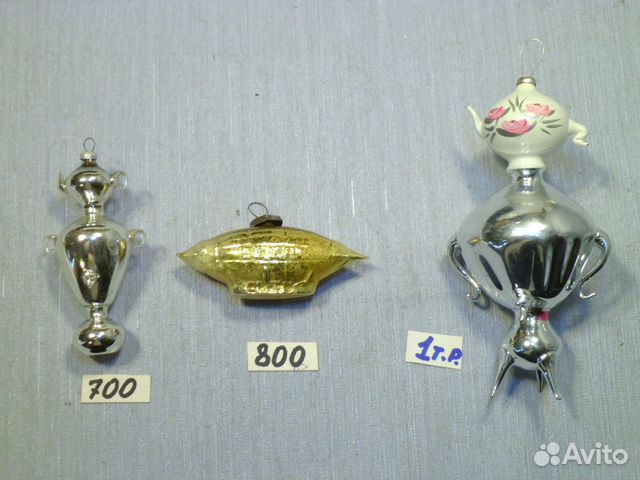 Ёлочные игрушки СССР, Вата 1