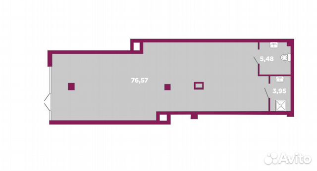 Помещение свободного назначения, 86 м² Помещение свободного назначения, 86 м²