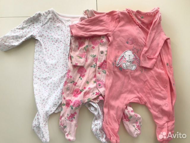 Комплект слипы (пижамы) mothercare для новорожденн Комплект слипы (пижамы) mothercare для новорожденн