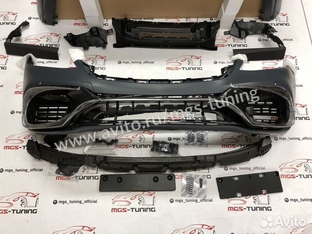 Обвес на Mercedes S-class w222 new S63 AMG