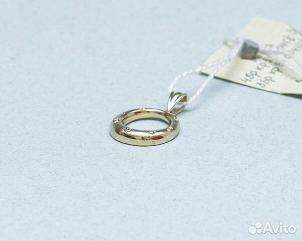 Золотая подвеска с бриллиантами, новая Золотая подвеска с бриллиантами, новая