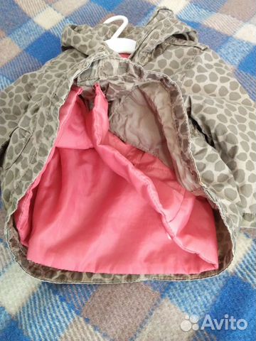 Парка весенняя на девочку zara р.86 Парка весенняя на девочку zara р.86