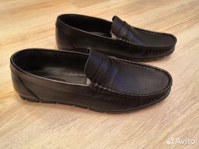 Мокасины мужские р. 42 кожа