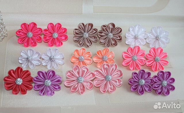 Бантики-резиночки разные (ручная работа)