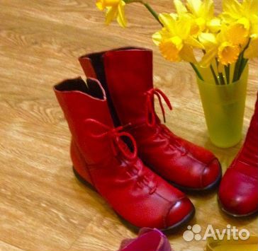 Новые Сапоги кожаные 38р Бохо, стиль Артка Новые Сапоги кожаные 38р Бохо, стиль Артка