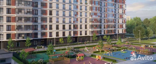 1-к квартира, 44.5 м², 10/12 эт.