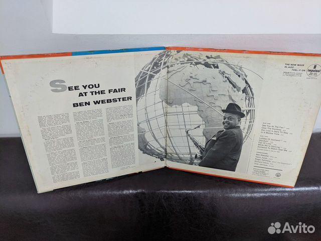 Ben Webster винил классика джаза USA Ben Webster винил классика джаза USA