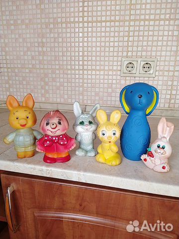 Резиновые игрушки из СССР и др