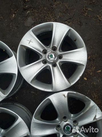 Диски бу оригинал R16 LU на Skoda
