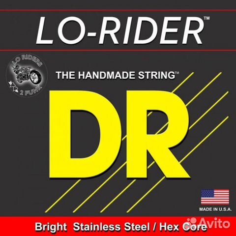 Струны для Бас гитары DR MH5-45 Lo-Rider Stainless