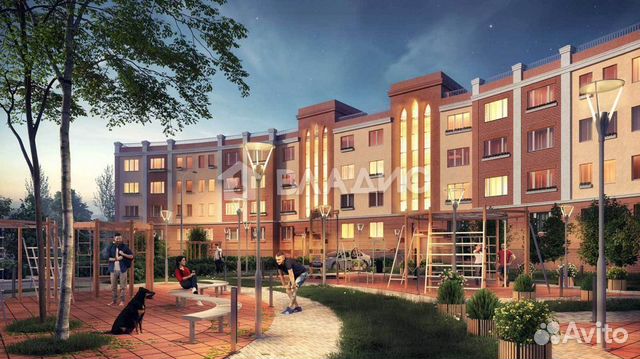 2-к квартира, 46.8 м², 2/4 эт.
