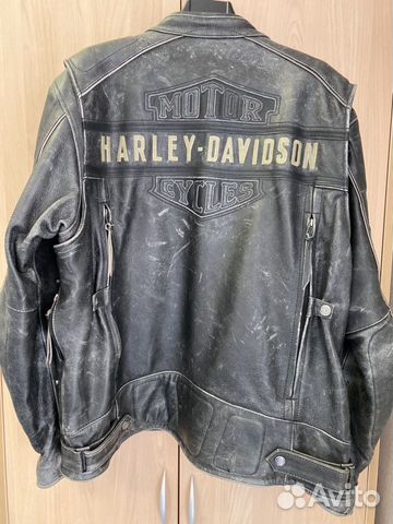Кожаная мото куртка Harley Davidson