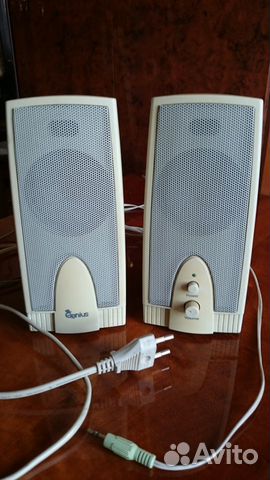 Колонки для пк активные genius SP-G06 рабочие Колонки для пк активные genius SP-G06 рабочие