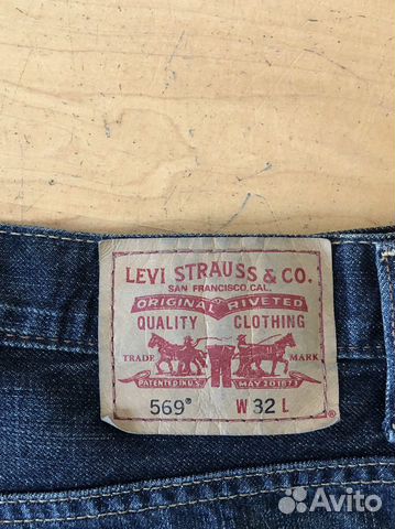 Шорты джинсовые Levi’s 569 р.32