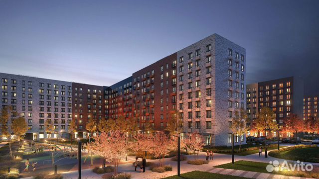 2-к квартира, 75.3 м², 4/9 эт.