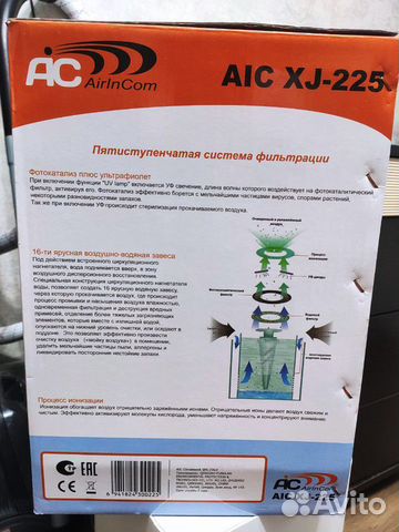 Воздухоочиститель AIC XJ-225 Воздухоочиститель AIC XJ-225