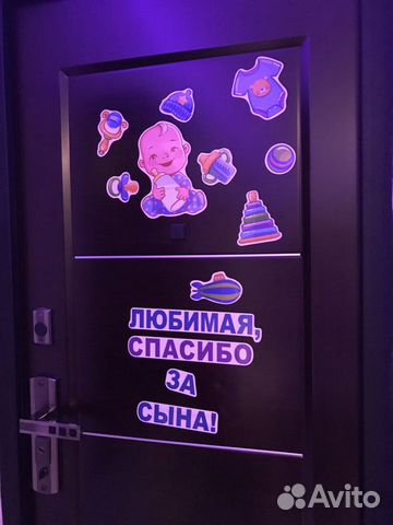 Набор декоративных магнитов 13шт и 1а вывеска