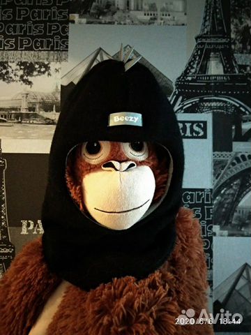 Шапка шлем beezy зимний