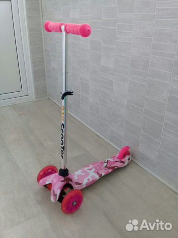 Самокат детский Scooter 21 мини принт Самокат детский Scooter 21 мини принт
