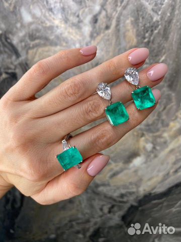 Кольцо и серьги Graff Графф Серебро Кольцо и серьги Graff Графф Серебро