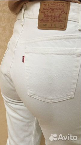Levi’s джинсы белые
