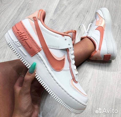 nike air force one shadow coral