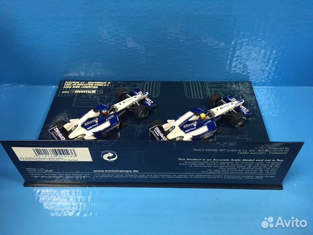 F1 Minichamps Williams FW24 Победный дубль