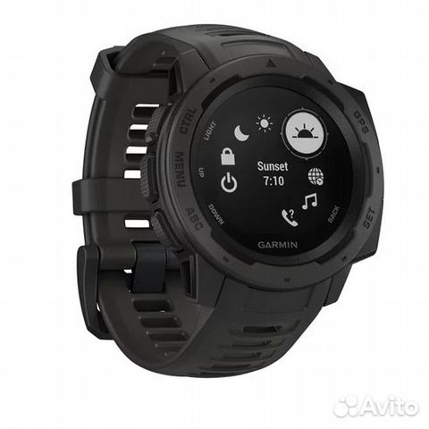 Garmin Instinct GPS Watch - Graphit (010-02064-00)