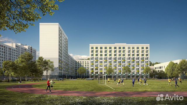 2-к квартира, 65.6 м², 16/22 эт.