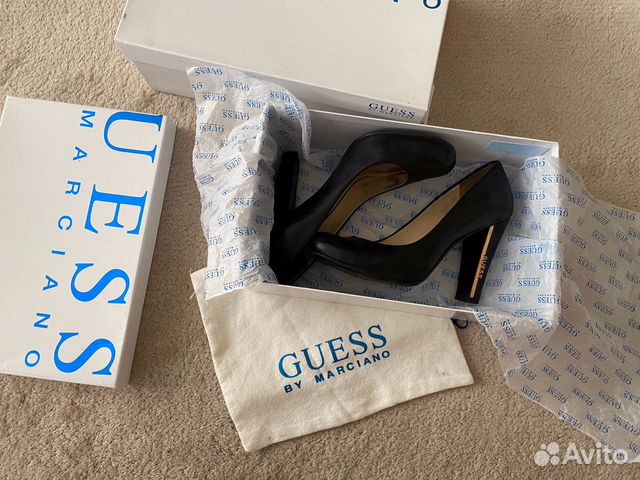 Guess чёрные классические туфли 36 лодочки
