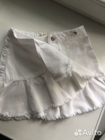 Юбка и шорты джинсовые 6-8 лет