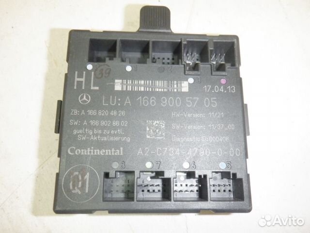 Блок управления дверью Мерседес W166 GLE