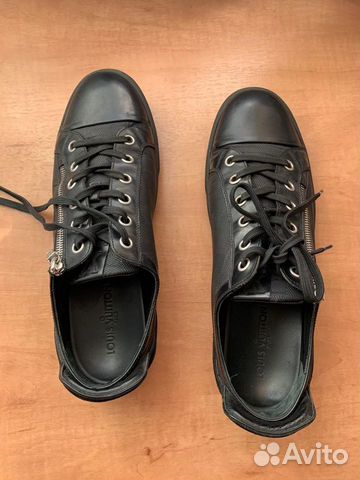Кожаные кеды Louis Vuitton Damier Zip-up оригинал
