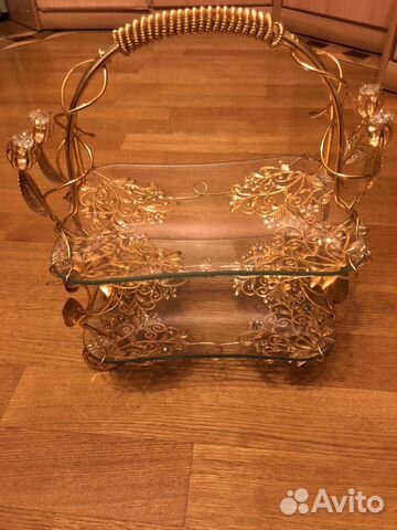 Этажерка (стекло- металл) Этажерка (стекло- металл)