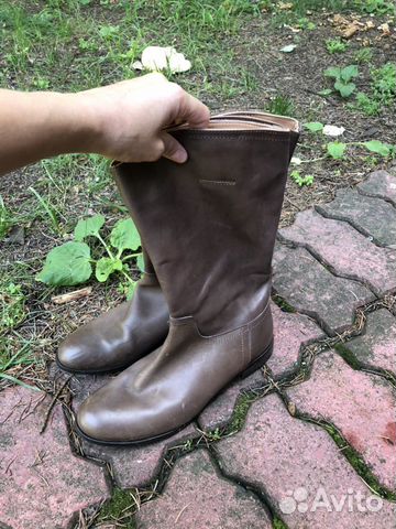 Сапоги осенние натуральная кожа