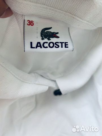 Поло Lacoste женское 36 размер (xs)