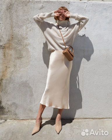 Атласная юбка Zara Атласная юбка Zara