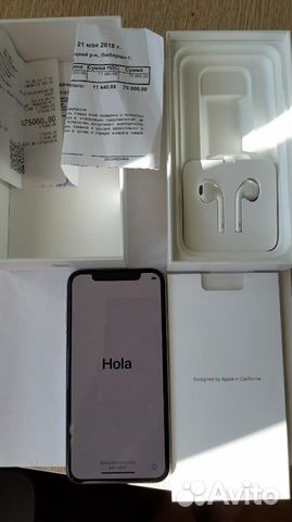 iPhone X 64gb белый