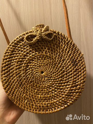 Сумка плетённая,сумка из ротанга