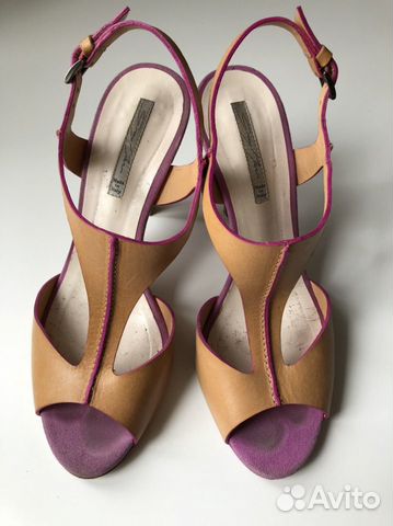 Босоножки кожаные Grey Mer, 37 размер Босоножки кожаные Grey Mer, 37 размер